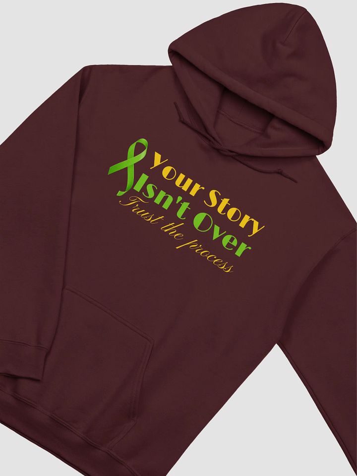 Trust the Process: Green Ribbon Design Hoodie product image (16)