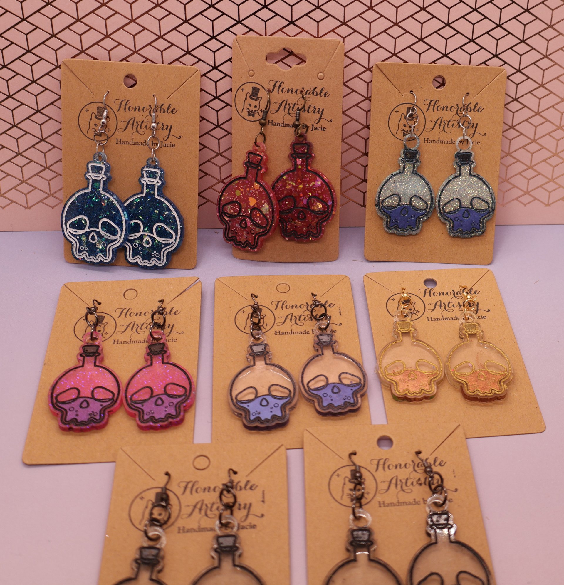 Poison Bottle Earrings product image (2)
