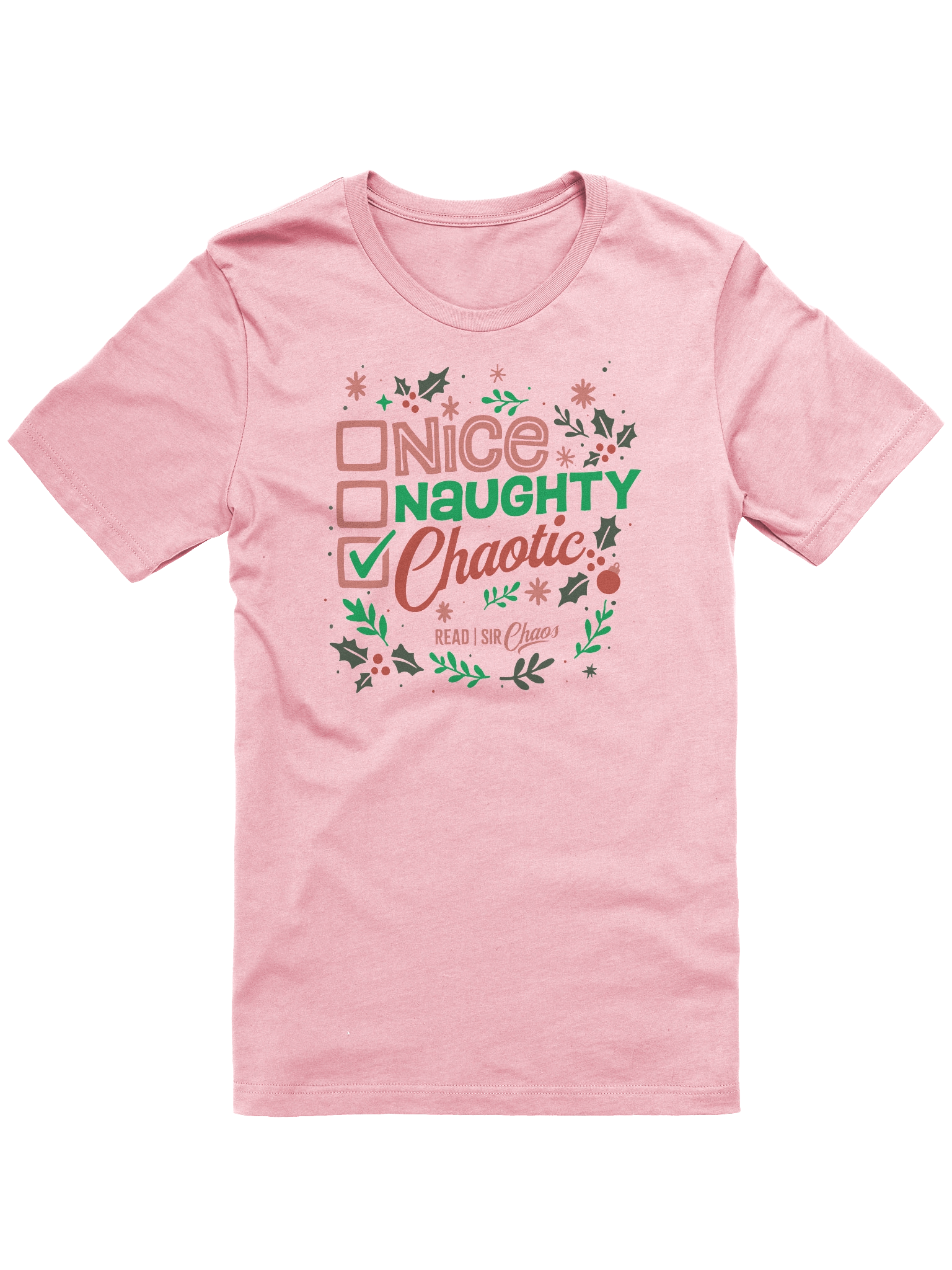 Nice, Naughty, Chaotic Tshirt (Light) product image (1)