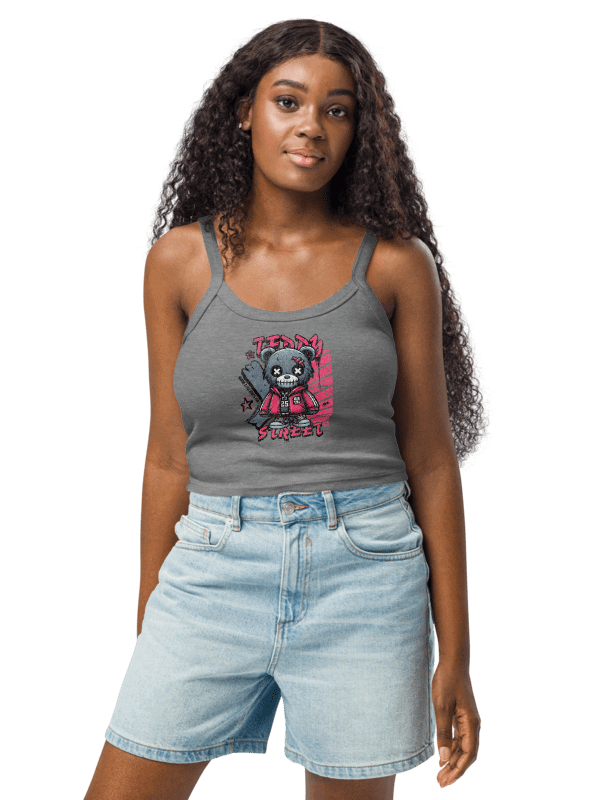 Haunted Teddy Bear | Bella+Canvas Micro-Rib Tank Top product image (1)