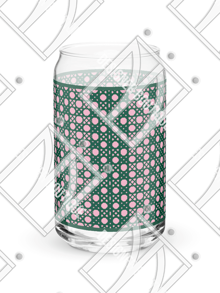 Verdant Garden Monogram B Can-Shaped Glass product image (8)