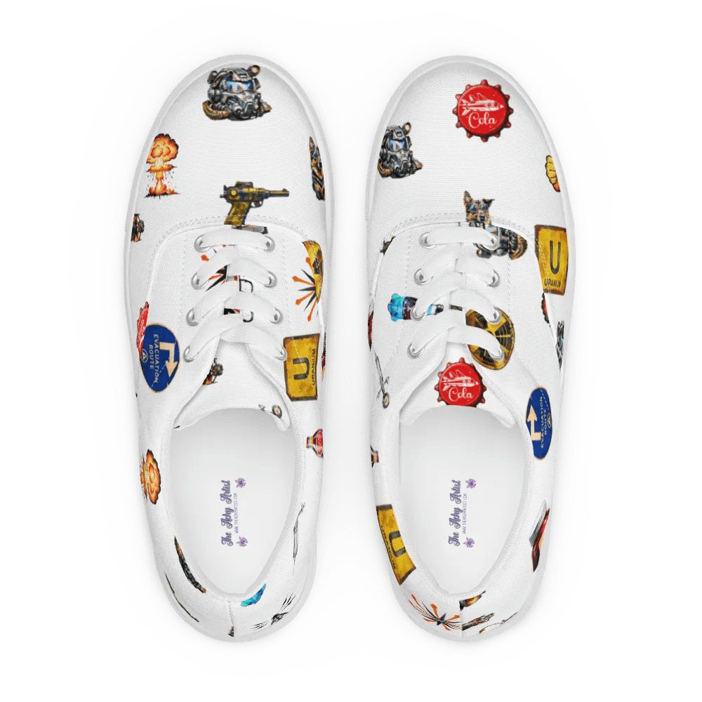 Apocalyptic Icons Canvas Shoes #fallout product image (2)