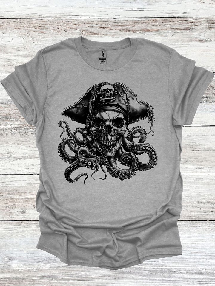 Pirate's Skull & Tentacles T-Shirt product image (1)