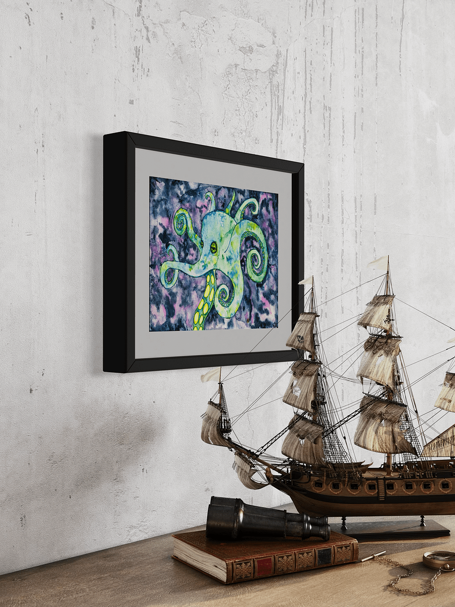 Watercolor Octopus Print product image (3)
