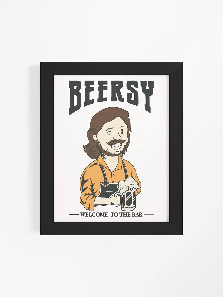 The Bartender Black Label Framed Poster product image (120)