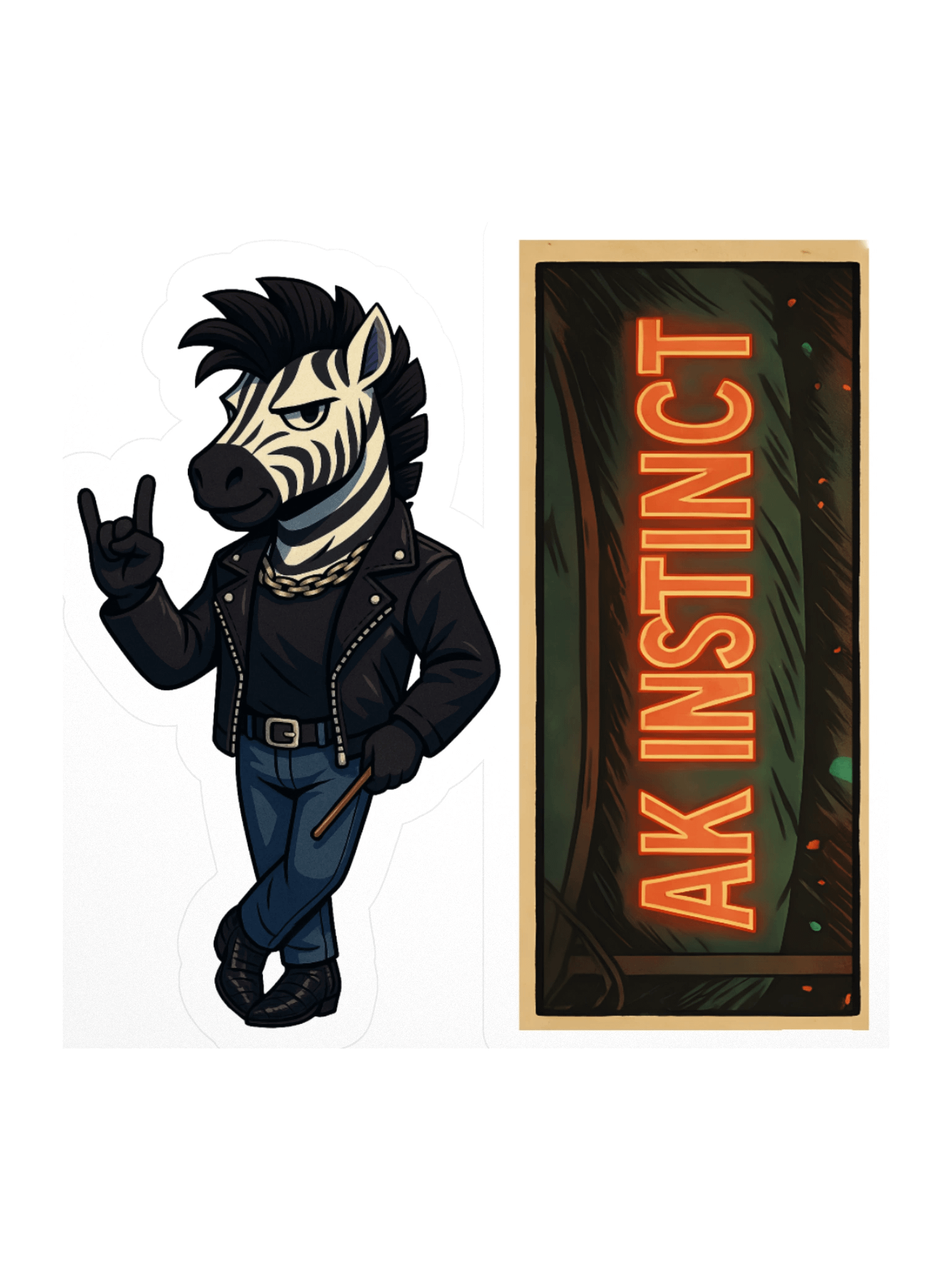 AK INSTINCT - Zoowy Stickers product image (1)