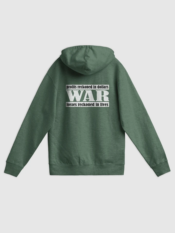 The Cost Of War - Independent Trading Co. Fleece Zip Up Hoodie product image (1)