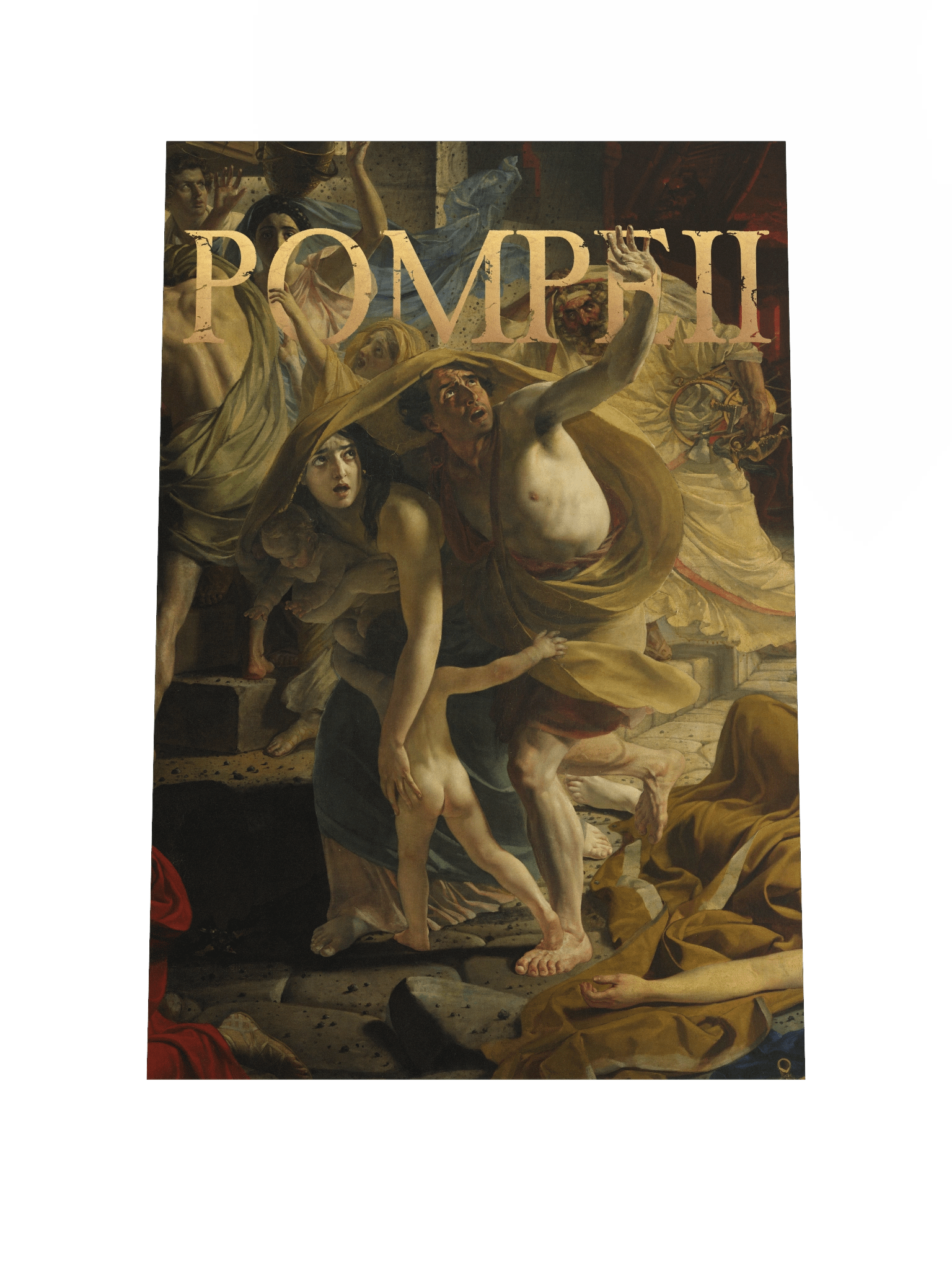 Pompeii - Family in Despair (Unframed Poster) product image (1)