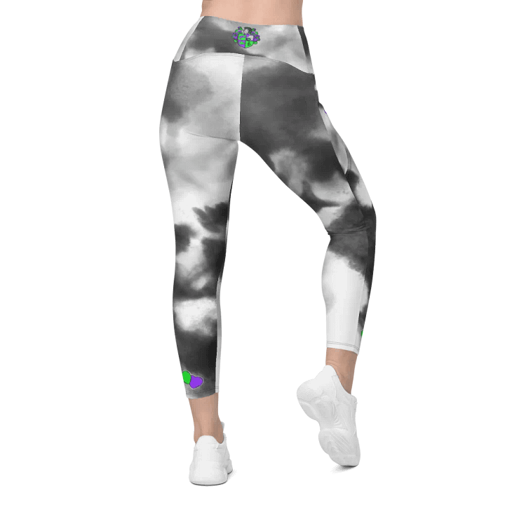 Lonely Hearts Crossover Leggings with Pockets product image (2)