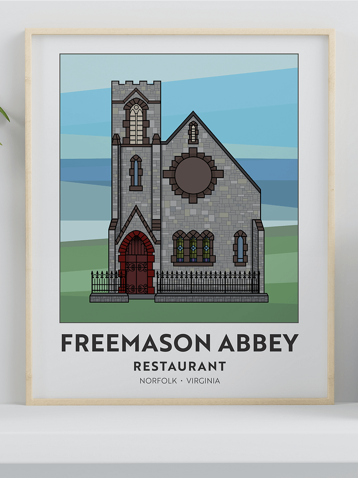 Freemason Abbey Restaurant Art Print product image (1)