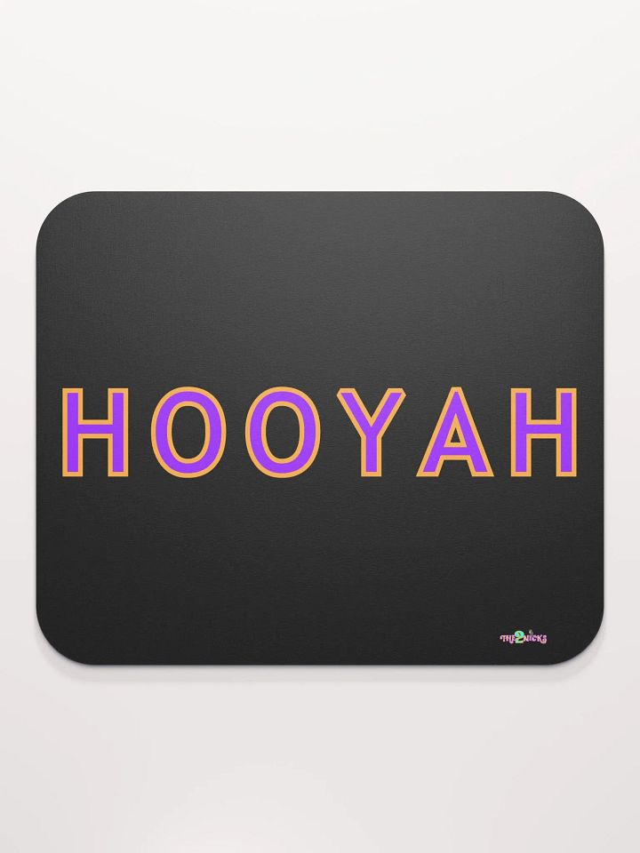 Hooyah Classic Mouse Pad (Black) product image (1)