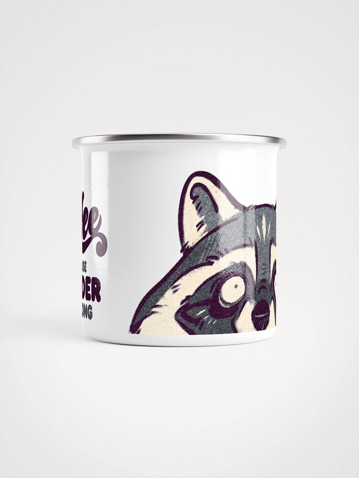 Coffee, because murder is wrong! | Enamel mug product image (2)