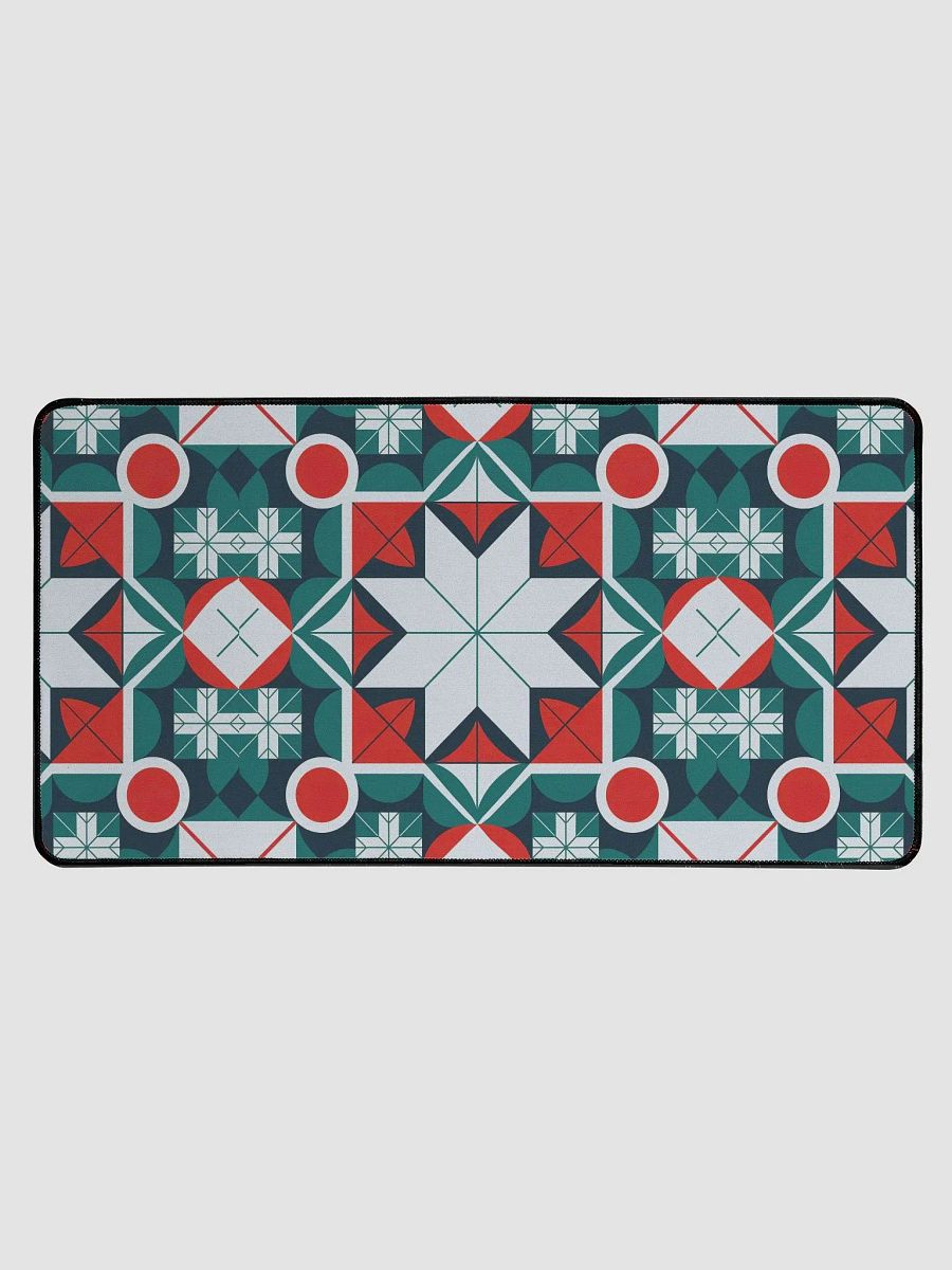 Kaleidoscope patterned Desk Mat 15.5" x 31.5" product image (1)