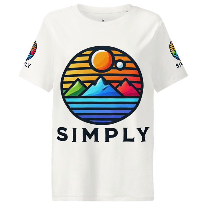 Simply Me Serene Organic Tee product image (1)