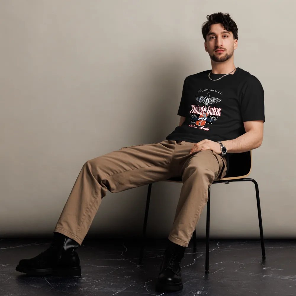 A Vintage Guitar And Tube Amp Unisex Premium T-Shirt product image (7)