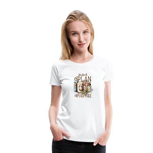 ✝️✨ Trust in His plan and live with purpose! Our He Has a Plan, I Have a Purpose - Christian Faith T-shirt is a reminder of t...