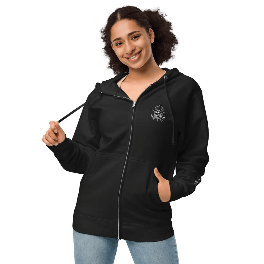 Zipped Tyrantia Hoodie [Stick] product image (5)