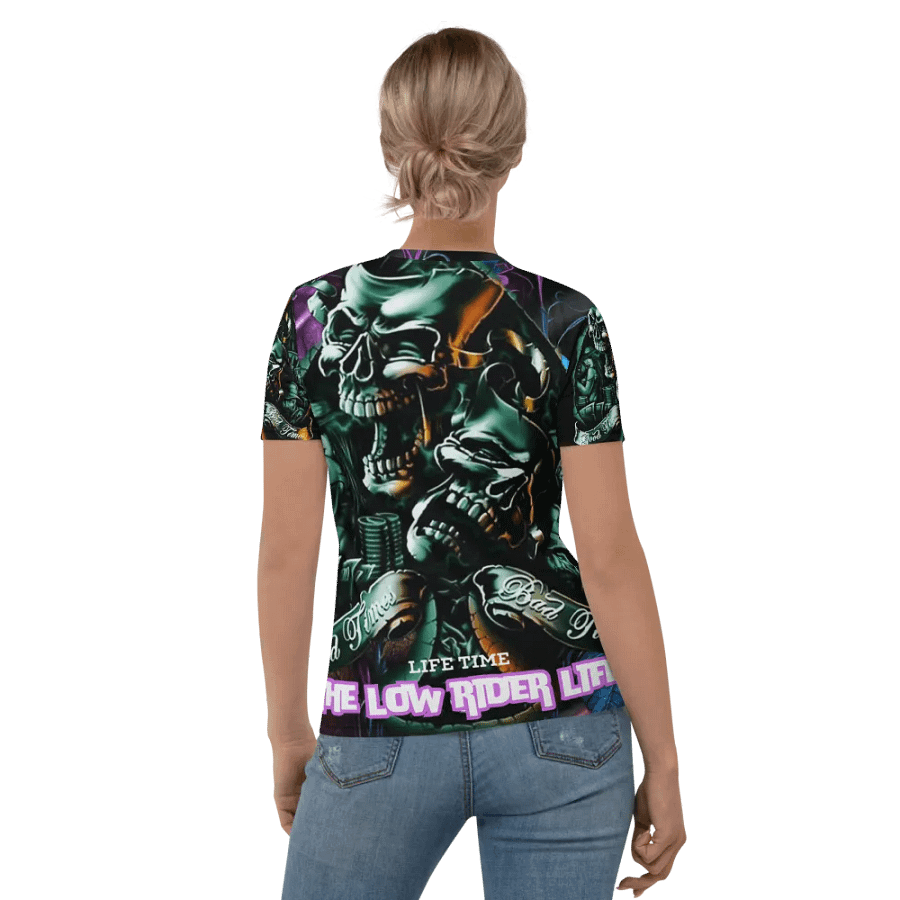 LowRider Smile Now Cry Later Women's Crew Neck T-Shirt product image (1)