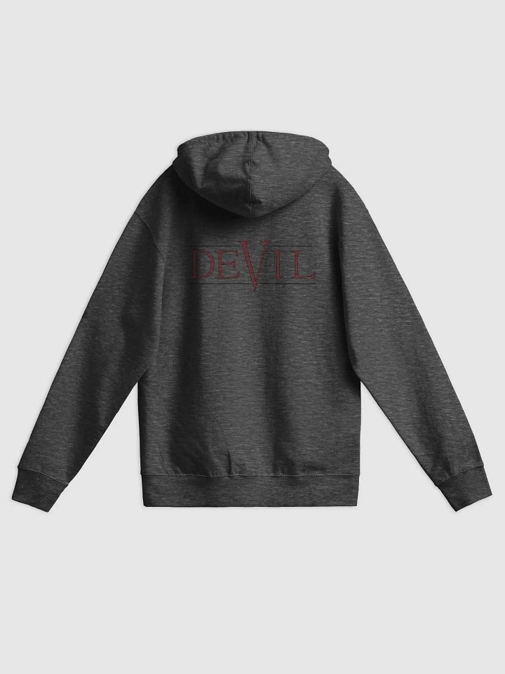 Good Vs Evil - God's In My Heart & The Devil's On My Back - Independent Trading Co. Fleece Zip Up Hoodie product image (2)