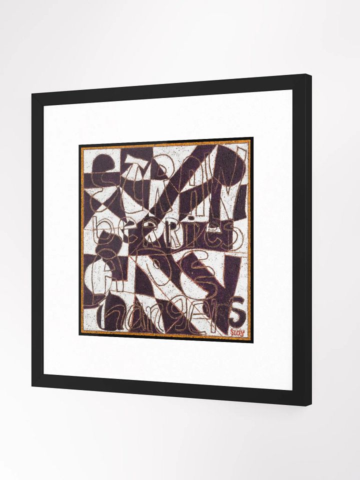 strawberries ape hangars print framed product image (2)