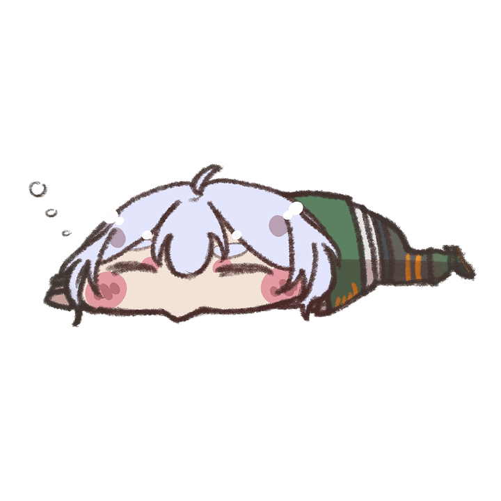 Lia Sleepy Sticker product image (1)