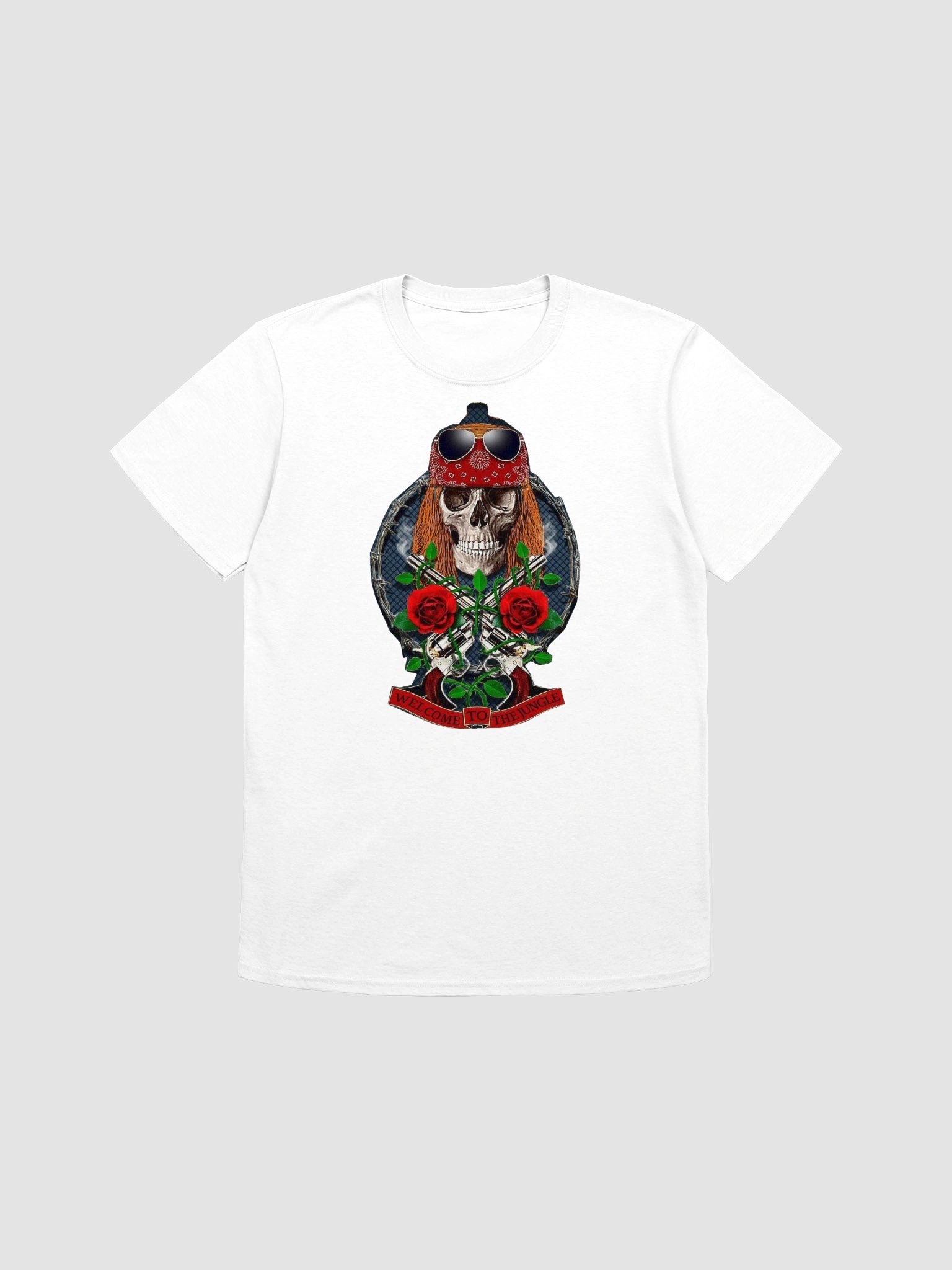 Guns N' Roses T-Shirt - Welcome to the Jungle Axl Skull product image (1)