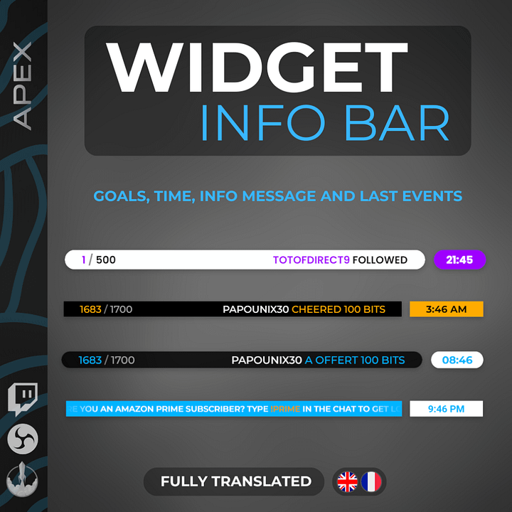 Twitch Widget Info Bar 1 product image (1)