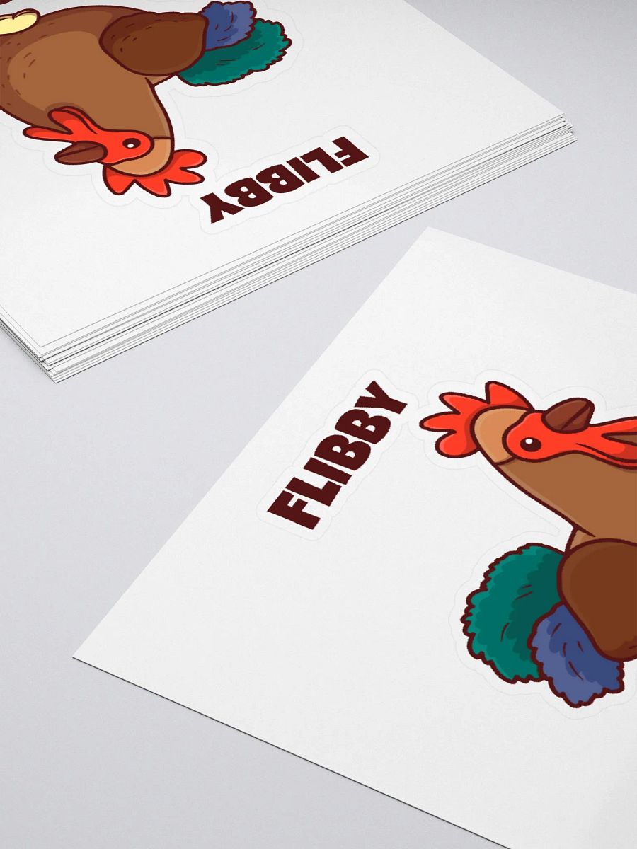 Flibby Sticker (with text) product image (4)