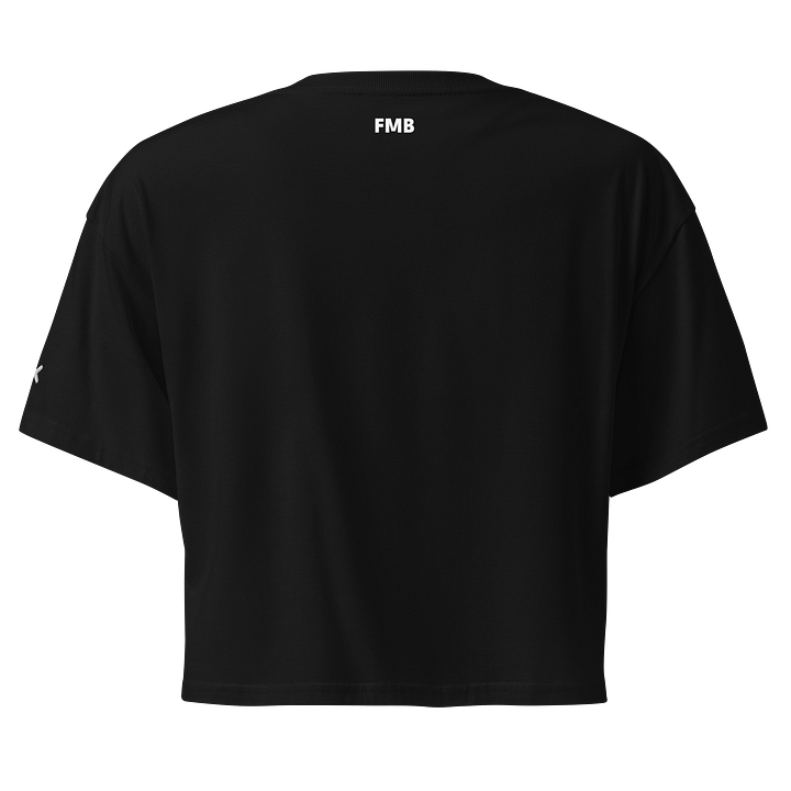 JETLAG DINO Women's Premium Crop Top Black product image (2)