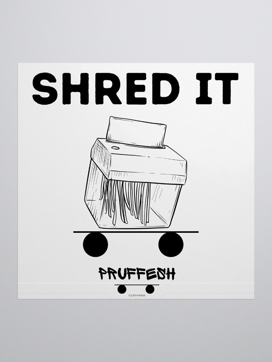 Shredder Sticker product image (1)