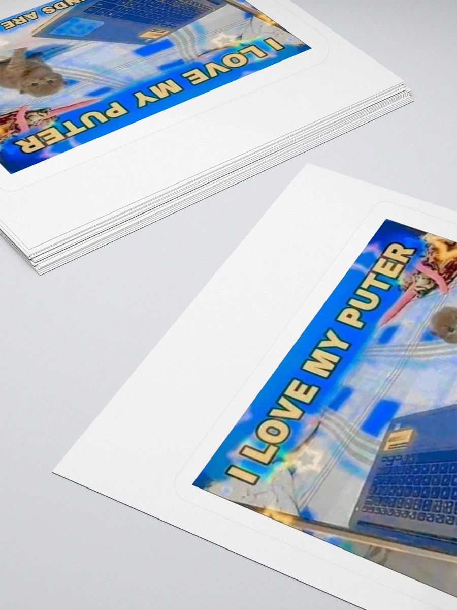I love My Puter Sticker product image (11)