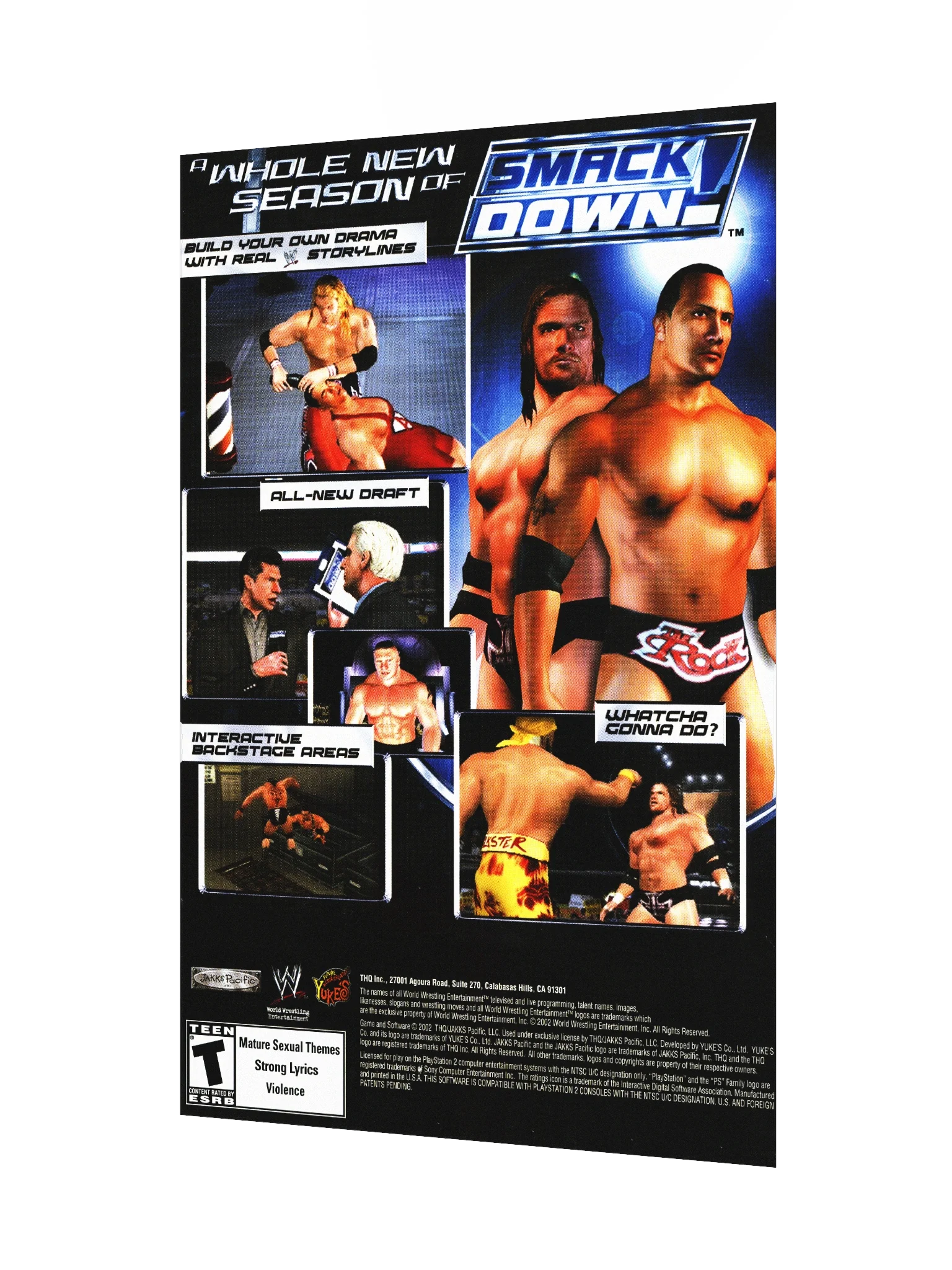 SmackDown! Shut Your Mouth (PS2) - Promotional Poster/Flyer product image (3)