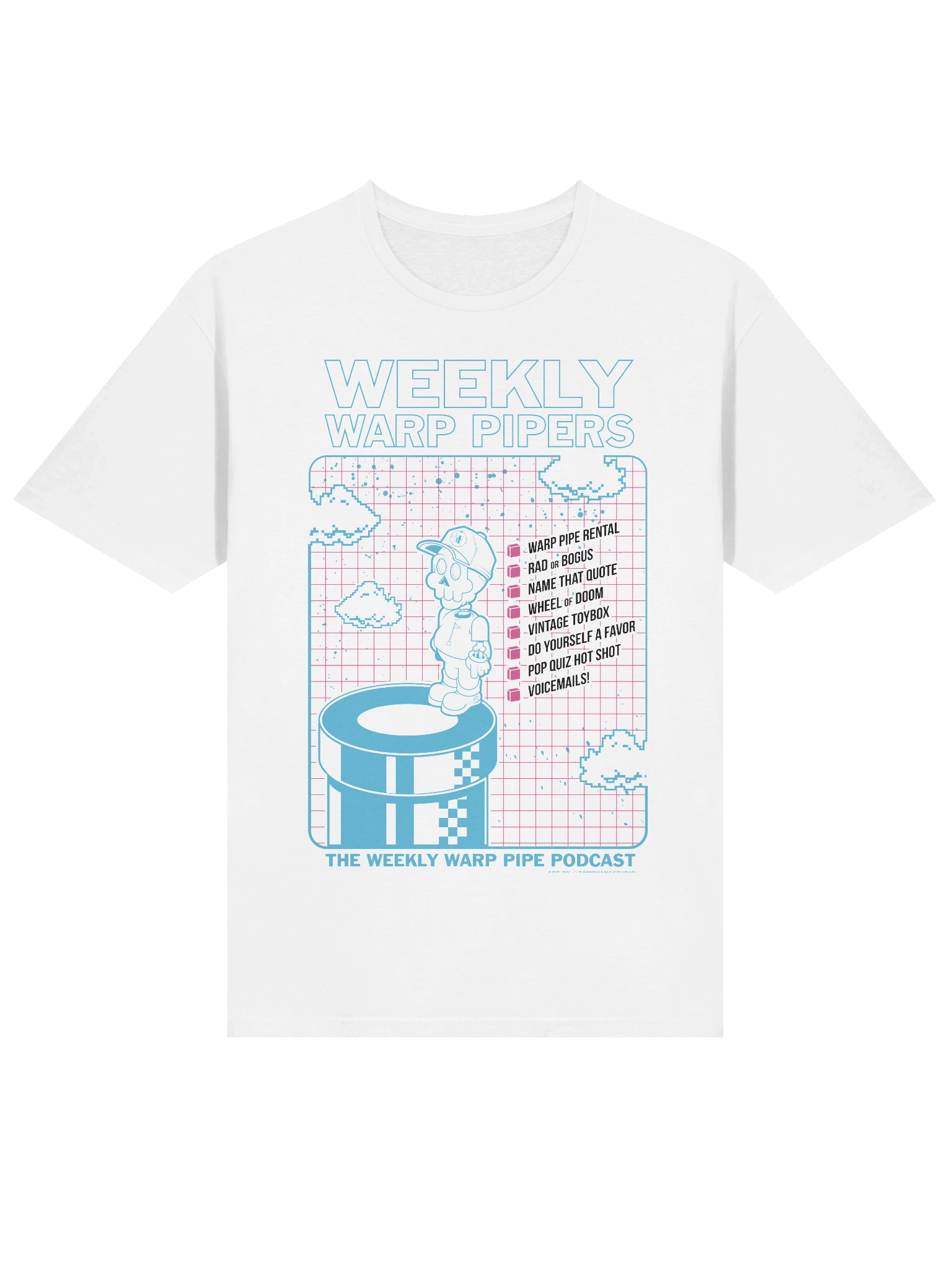 Weekly Warp Pipers (light color Blue ink) product image (3)