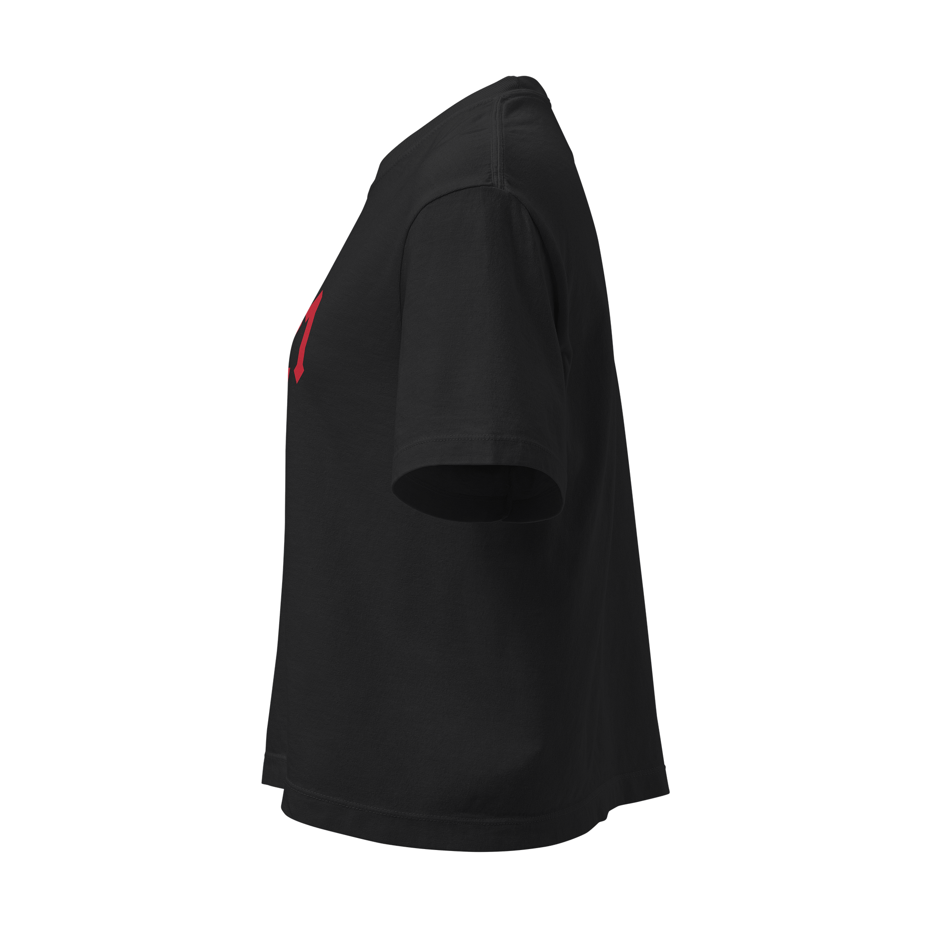 Women's Band Tee - Red product image (3)