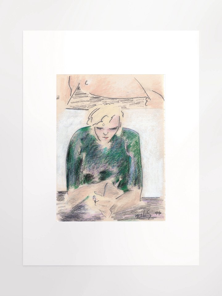 Woman Smoking 10.29.85 print product image (1)