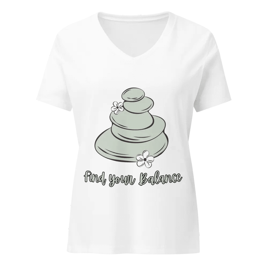 Zen Balance V-Neck Tee Tranquility product image (1)