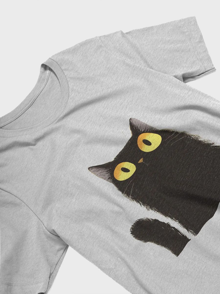 Cute black cat curiously staring at you product image (13)