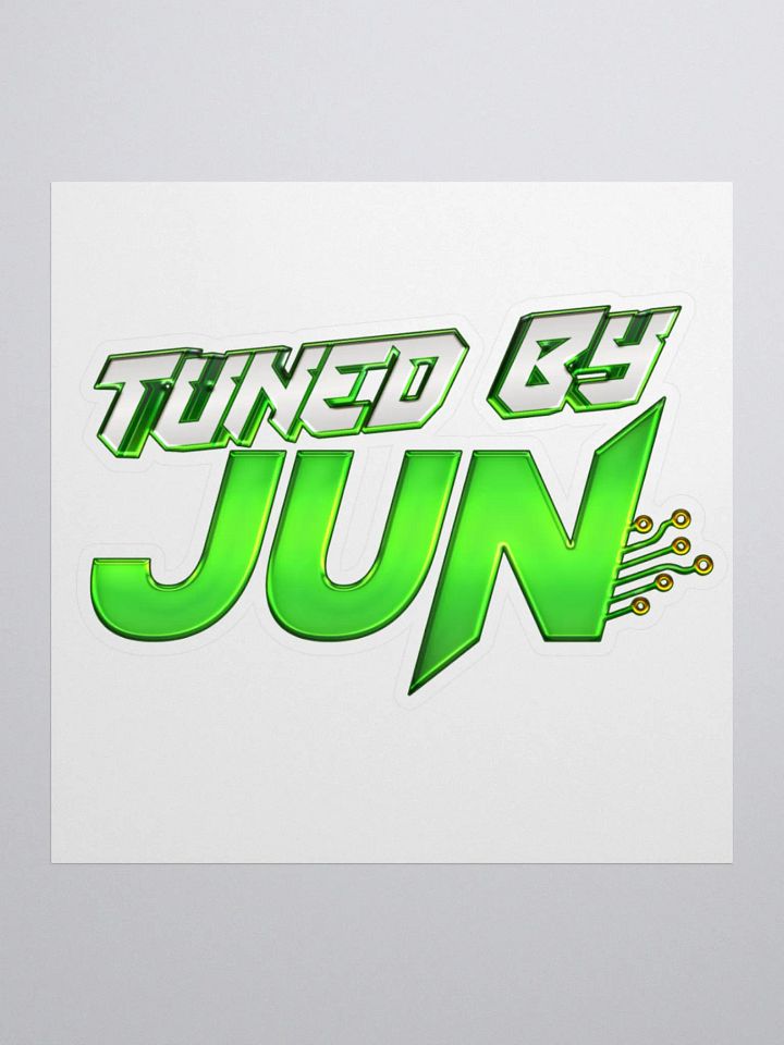 Tuned By Jun Sticker product image (1)