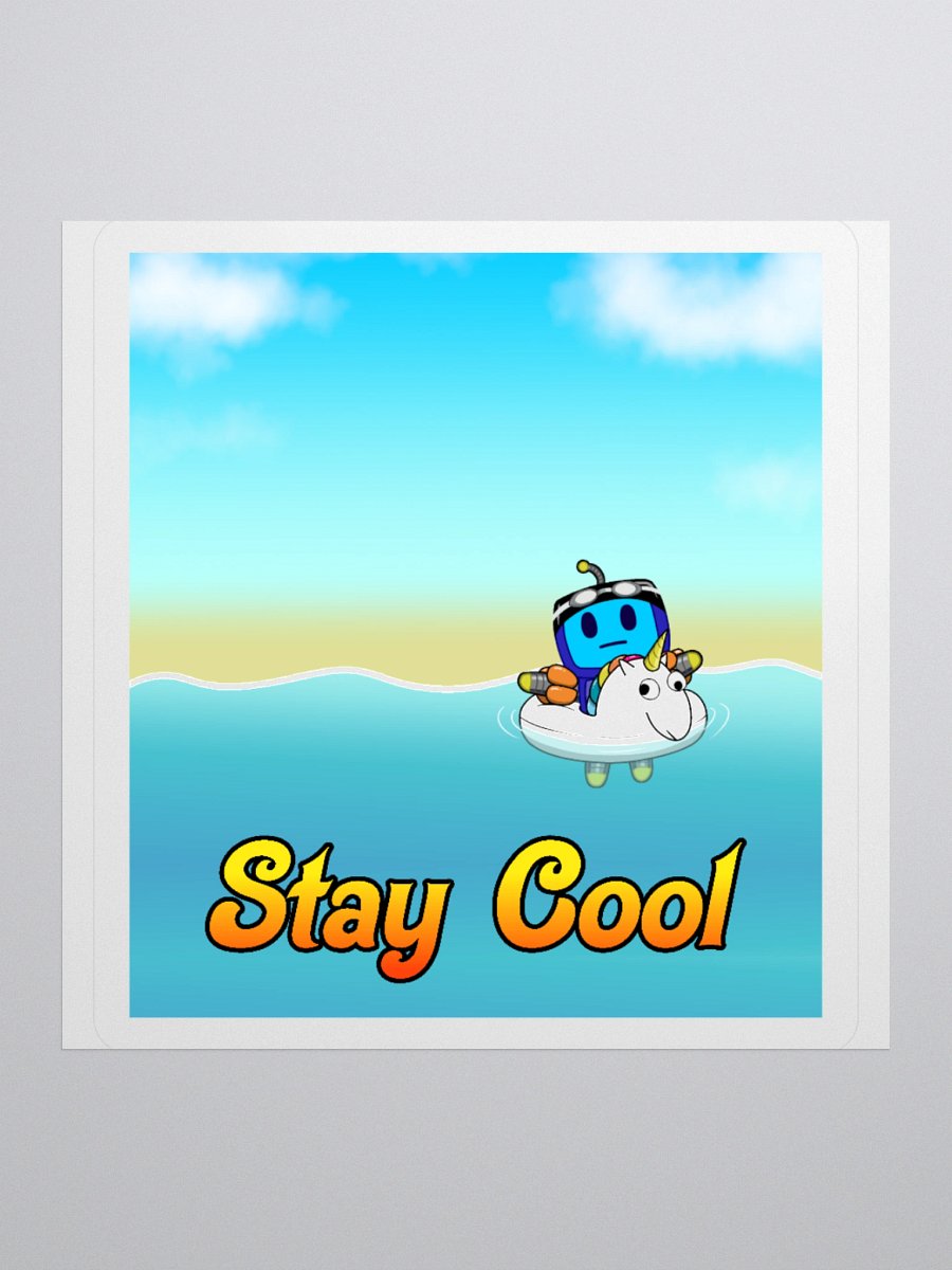 Stay Cool Ocean Sticker product image (1)