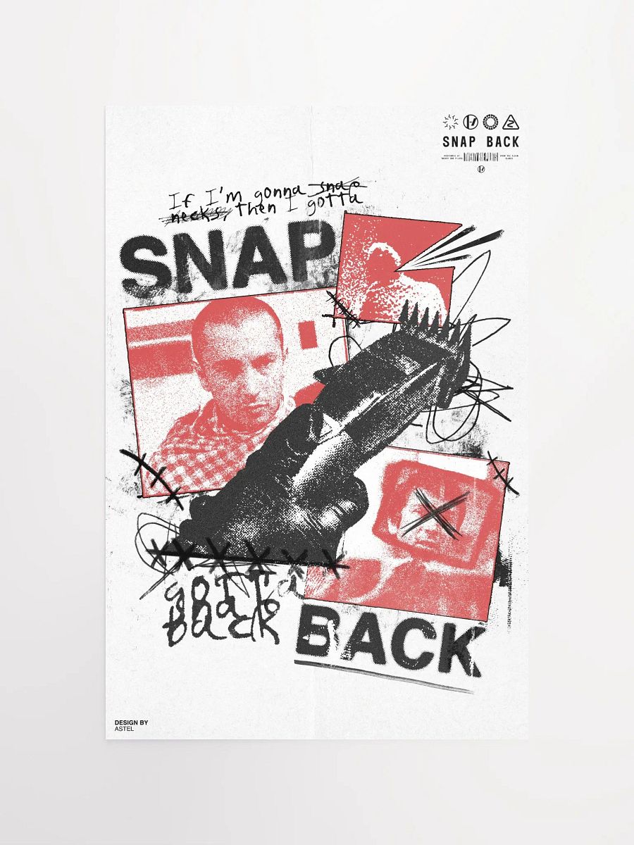 Twenty One Pilots - Snap Back Poster (RED VERSION) product image (1)