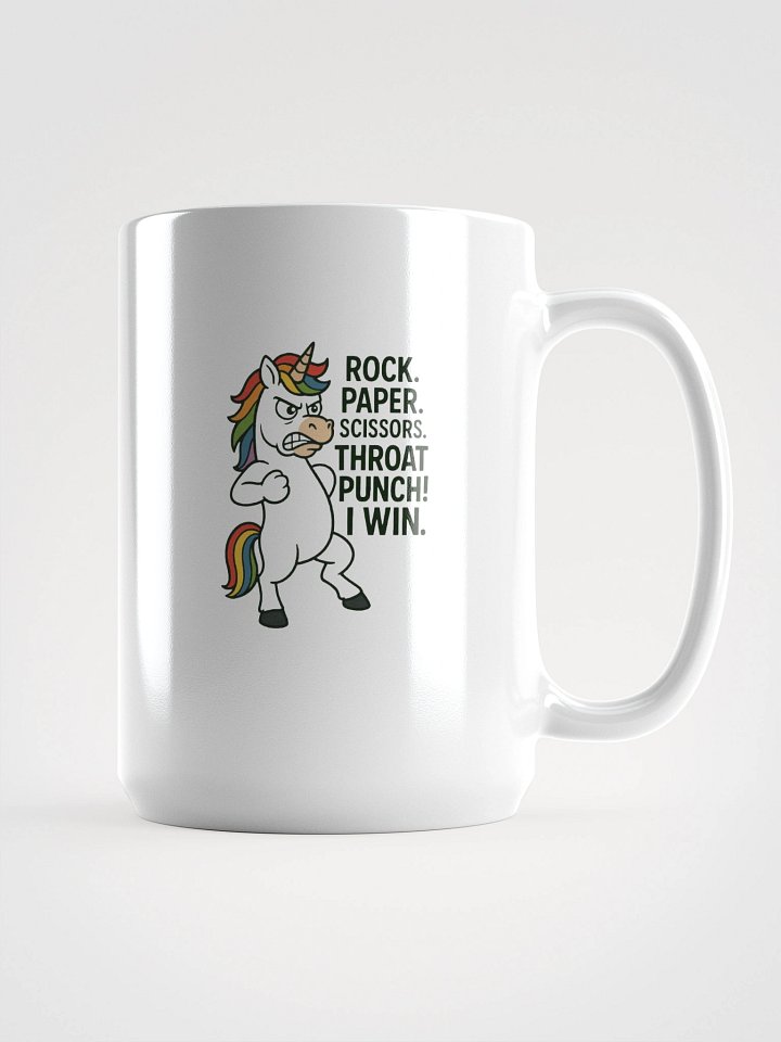 Rock. Paper. Scissors. THROAT PUNCH! - Mug product image (1)