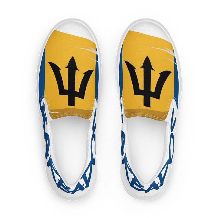 Trident Flag Women's Slip-On Shoes product image (1)