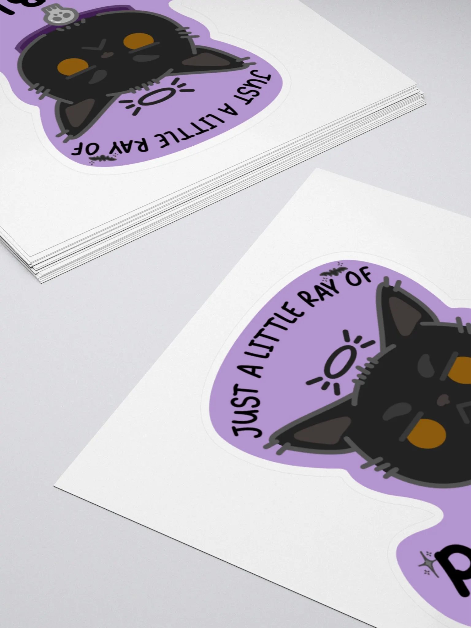 Just a Little Ray of Pitch Black Sticker product image (10)