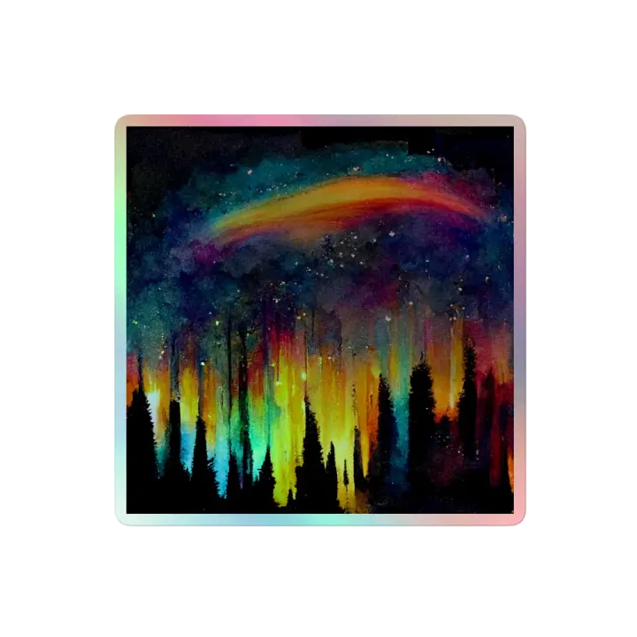 Holographic 3D Sticker Delight product image (2)