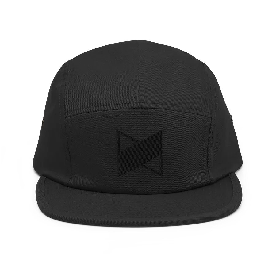 Black Core Logo 5 Panel Hat MKBHD