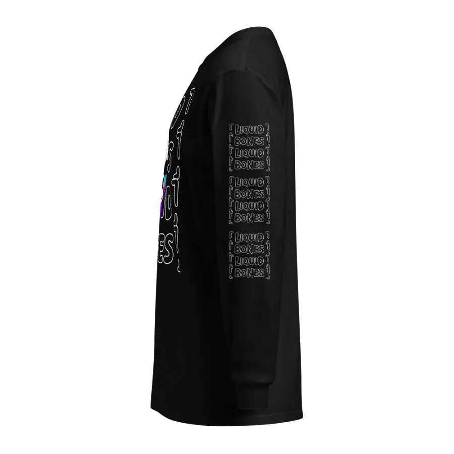 Liquid Bones Melting Skull Long Sleeve Shirt product image (14)