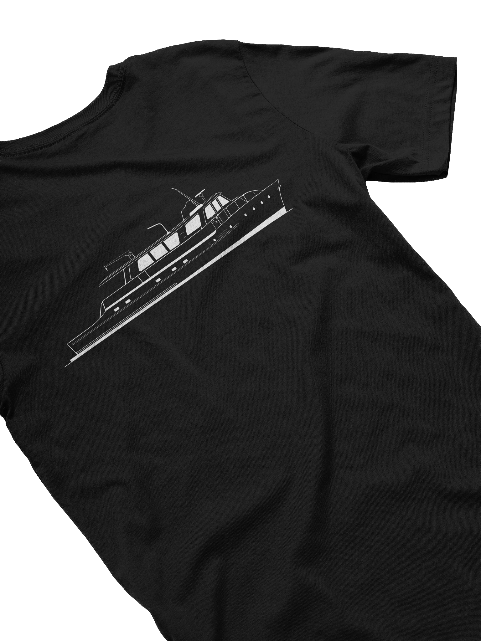 Ladies’ Scoop Neck T-Shirt – Crew Only (CREW on sleeve) product image (4)