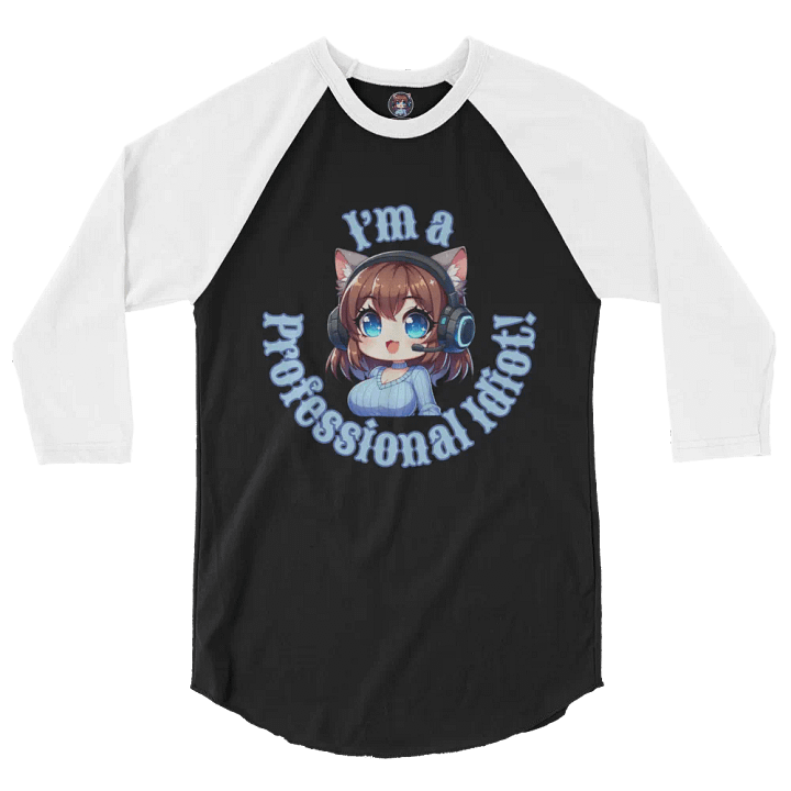Professional Idiot Jersey Raglan Tee product image (2)