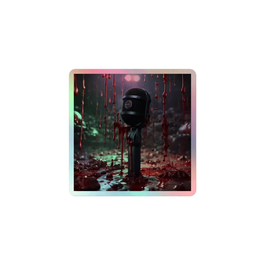 Welcome to the Dark Side of Podcasting Holographic Sticker product image (1)