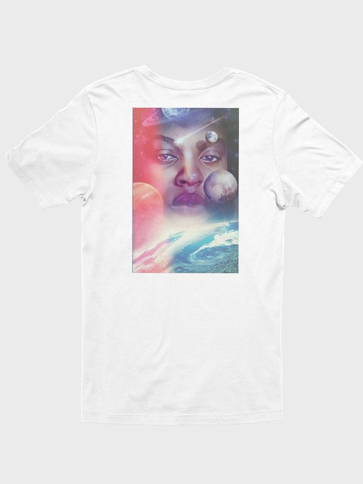 Raye Cole Music Space Tee White Front & Back product image (2)